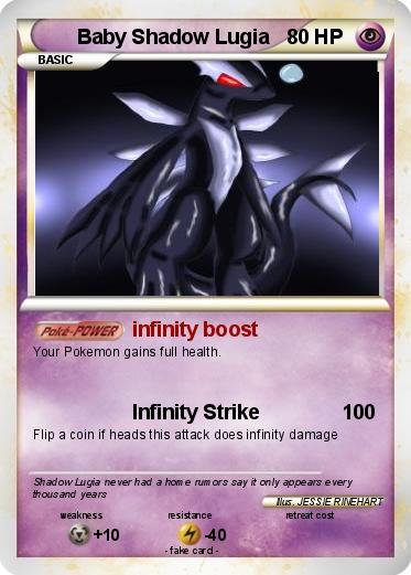 Pokemon Baby Shadow Lugia