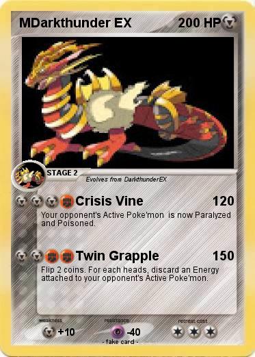 Pokemon MDarkthunder EX