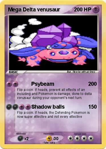 Pokemon Mega Delta venusaur