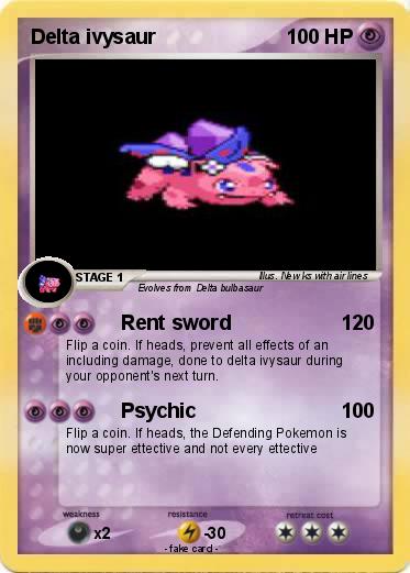 Pokemon Delta ivysaur