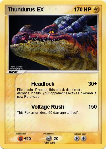 Pokemon Thundurus EX