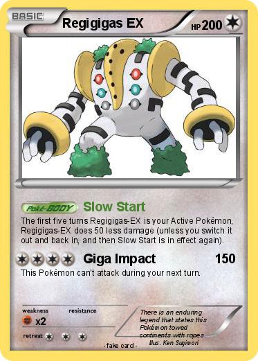 Pokemon Regigigas EX
