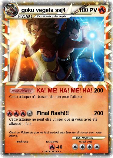 Pokemon goku vegeta ssj4