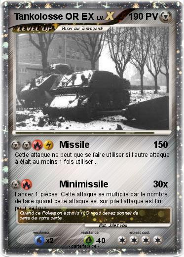 Pokemon Tankolosse OR EX