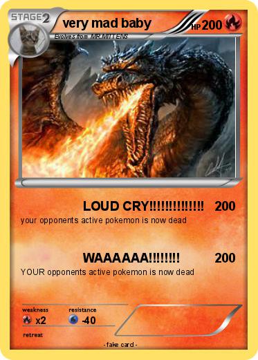 Pokemon very mad baby