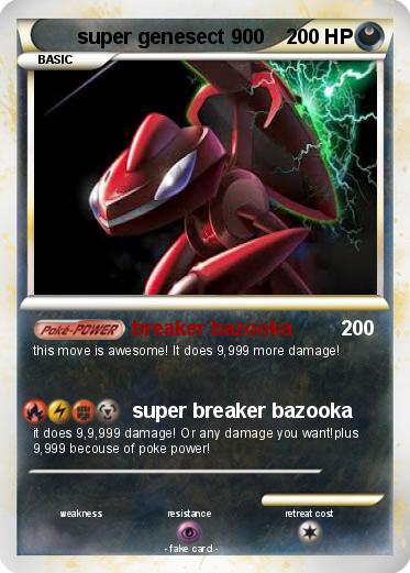 Pokemon super genesect 900