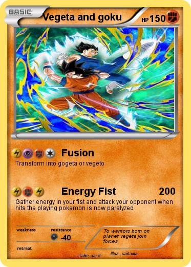 Pokemon Vegeta and goku