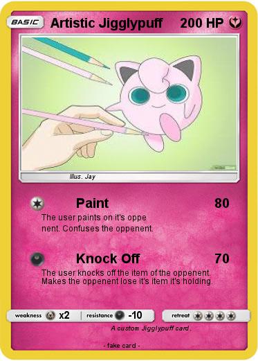 Pokemon Artistic Jigglypuff