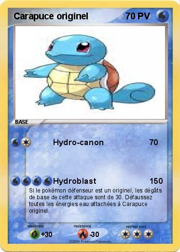 Pokemon Carapuce originel
