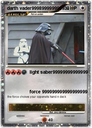 Pokemon darth vader9998999999999
