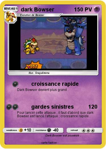 Pokemon dark Bowser