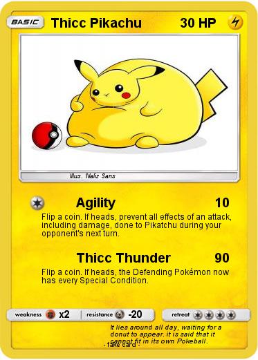 Pokemon Thicc Pikachu