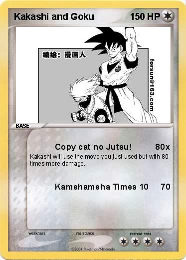 Pokemon Kakashi and Goku