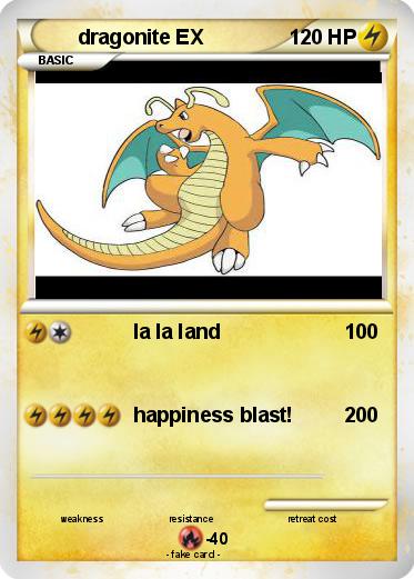 Pokemon dragonite EX