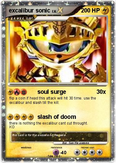 Pokemon excalibur sonic