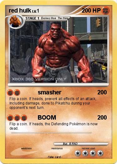 Pokemon red hulk