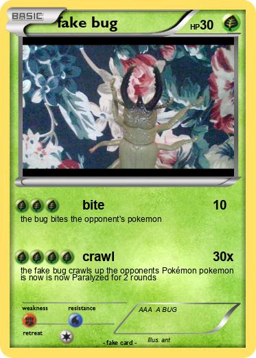 Pokemon fake bug