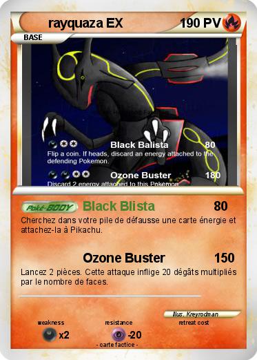 Pokemon rayquaza EX