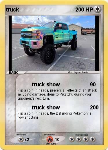 Pokemon truck