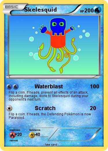 Pokemon Skelesquid