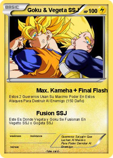 Pokemon Goku & Vegeta SSJ