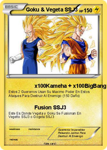 Pokemon Goku & Vegeta SSJ3