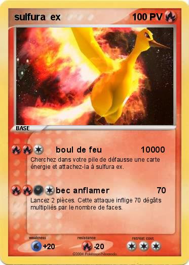 Pokemon sulfura  ex