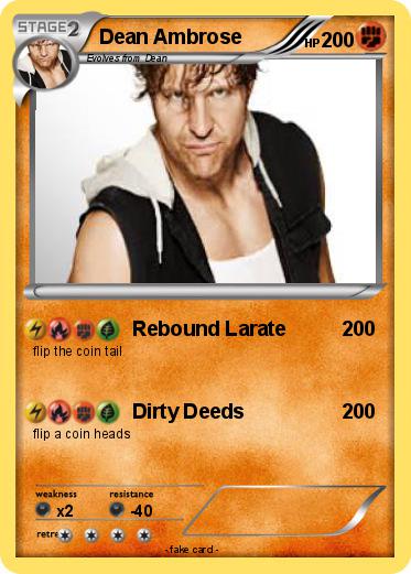 Pokemon Dean Ambrose