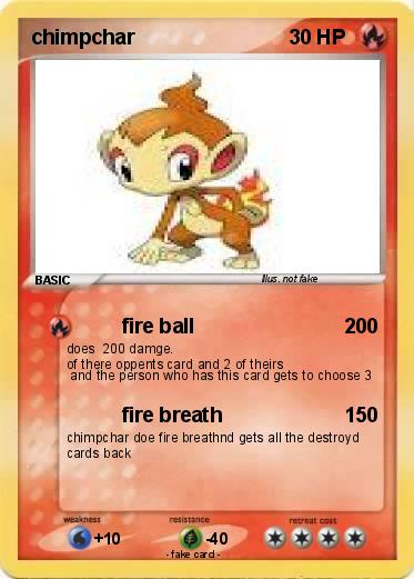 Pokemon chimpchar