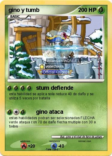 Pokemon gino y tumb