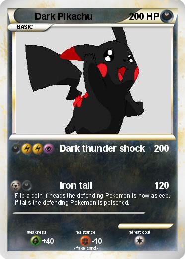 Pokemon Dark Pikachu