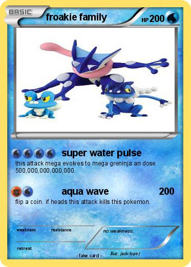Pokemon froakie family