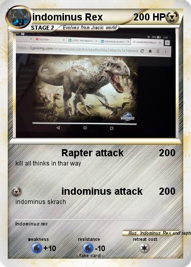 Pokemon indominus Rex