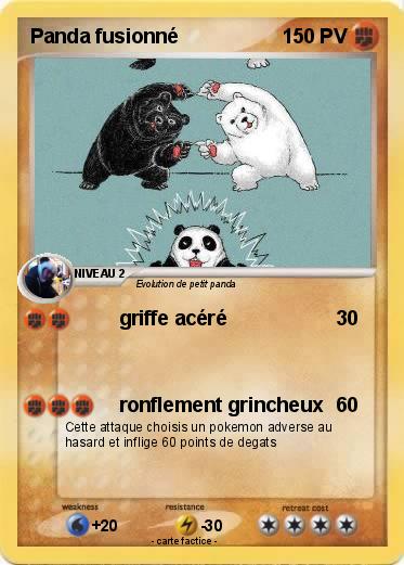 Pokemon Panda fusionné