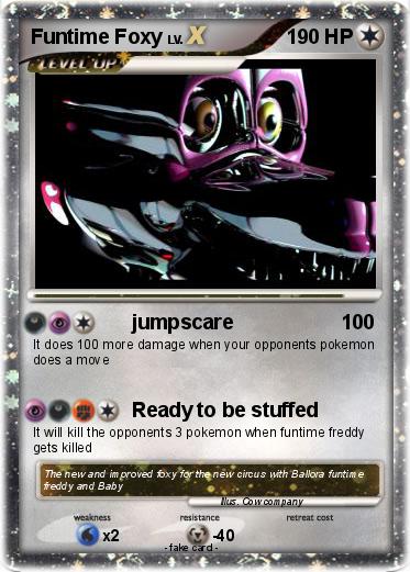 Pokemon Funtime Foxy