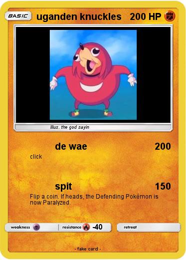 Pokemon uganden knuckles