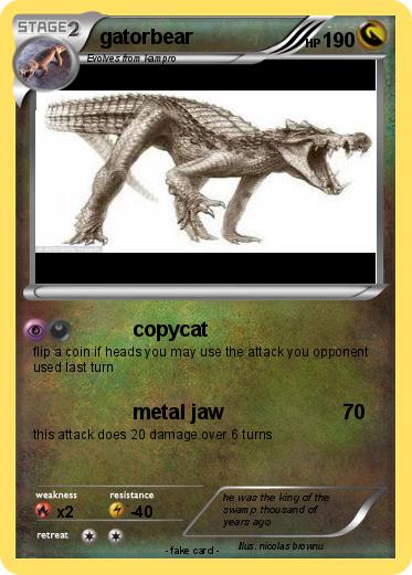 Pokemon gatorbear