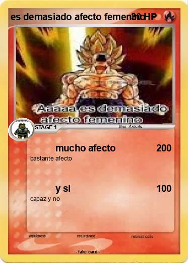 Pokemon es demasiado afecto femenino