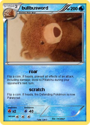 Pokemon bullbusword