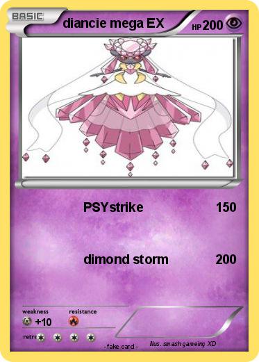Pokemon diancie mega EX