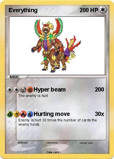 Pokémon Everything 10eAp - Hyper beam - My Pokemon Card