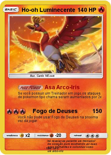 Pokemon Ho-oh Luminecente