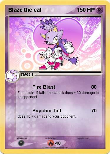 Pokemon Blaze the cat