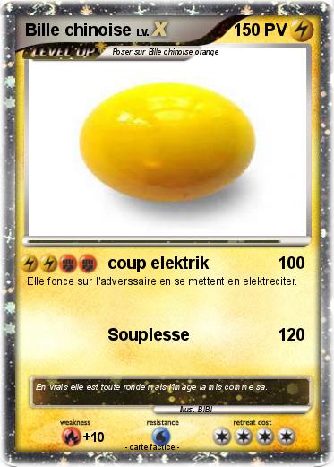 Pokemon Bille chinoise