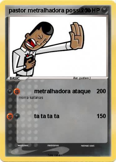 Pokemon pastor metralhadora possuido
