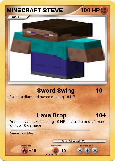 Pokemon MINECRAFT STEVE