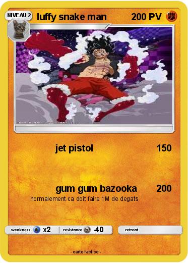 Pokemon luffy snake man