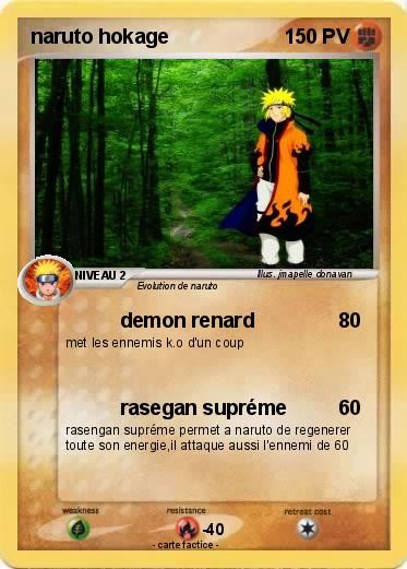 Pokemon naruto hokage