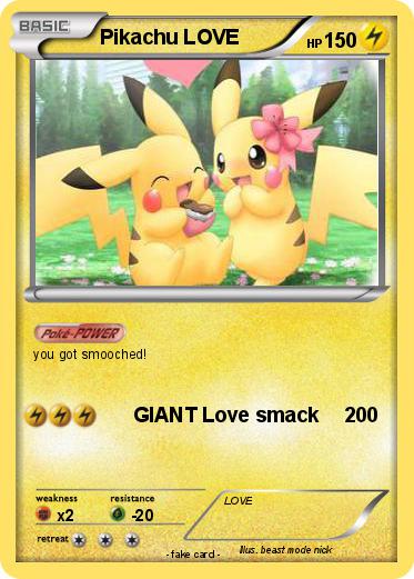 Pokemon Pikachu LOVE