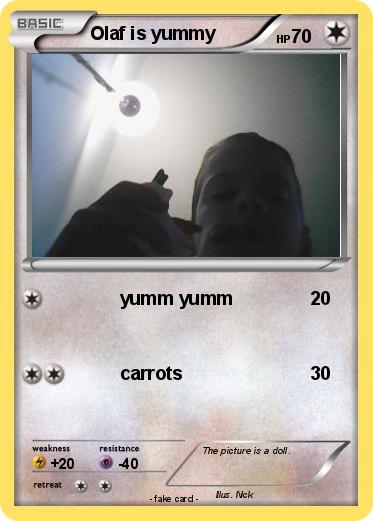 Pokemon Olaf is yummy